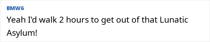 Text post showing a comment about escaping a difficult situation involving a friend&rsquo;s intoxicated partner.