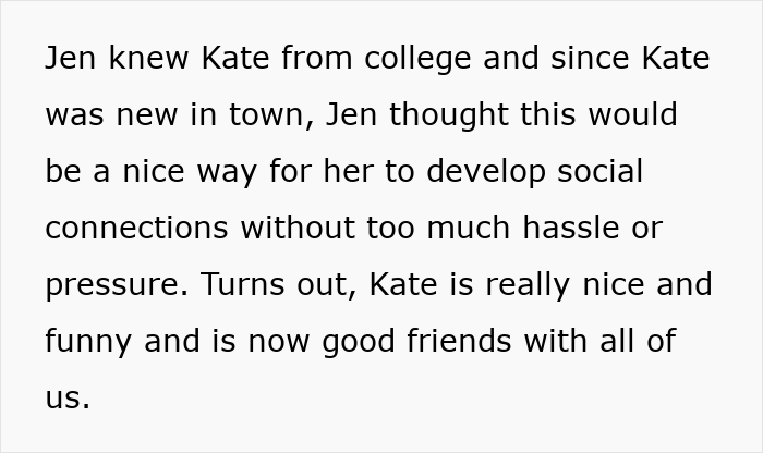 Woman inviting select members of friend group for dinner, discovering she can&rsquo;t exclude others from social plans.