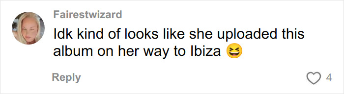 Screenshot of a social media comment discussing wedding pics quality, highlighting disappointment with a well-known professional photographer.