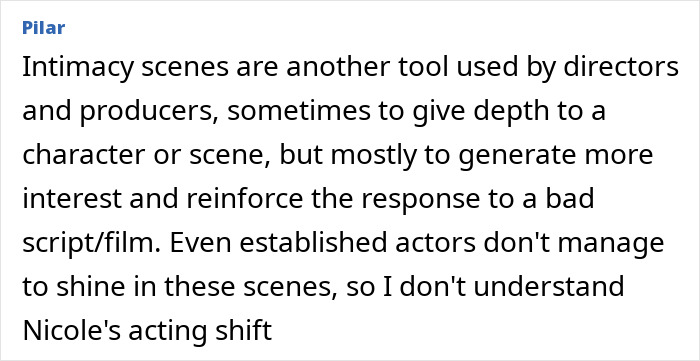 Nicole Kidman discussing intimacy scenes and acting changes amid Keith Urban divorce with no filter in a candid moment.