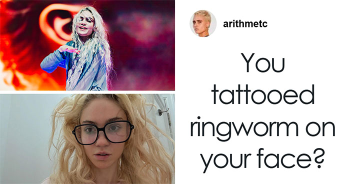 “Ringworm”: Elon Musk’s Ex Grimes Stuns Fans With “Insane” Face Tattoo