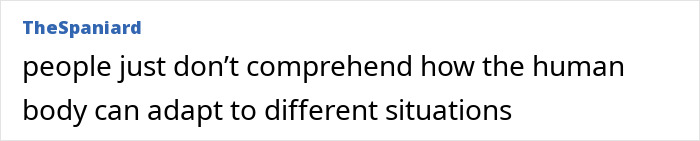 Text post on social media about human adaptability, highlighting thumbless man's genius life hacks and quirky humor. Text post on social media about human adaptability, highlighting thumbless man's genius life hacks and quirky humor.