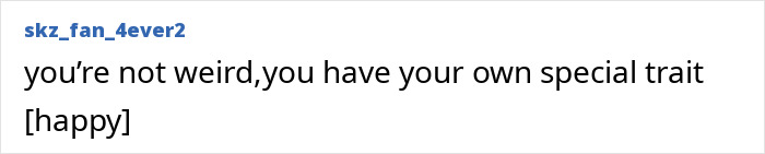 Screenshot of a comment praising a thumbless man’s quirky humor and genius life hacks for their originality and positivity online. Screenshot of a comment praising a thumbless man’s quirky humor and genius life hacks for their originality and positivity online.