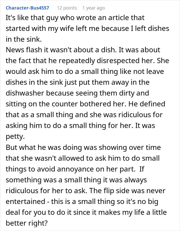 Man ruins marriage by stealing wife's tea set and giving it to niece, causing conflict and relationship breakdown.