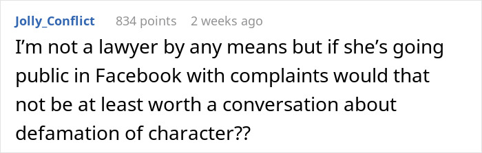 Screenshot of online discussion about woman refusing to film husband&rsquo;s coworker&rsquo;s wedding for free, sparking debate.