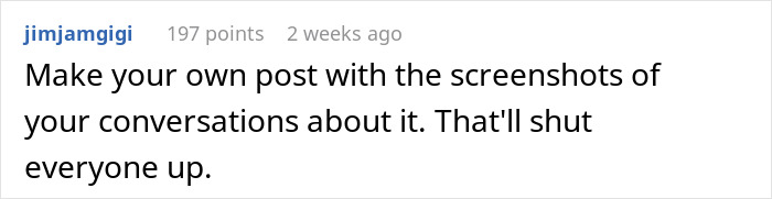 Screenshot of online comment discussing refusal to film coworker&rsquo;s wedding for free and the backlash received.