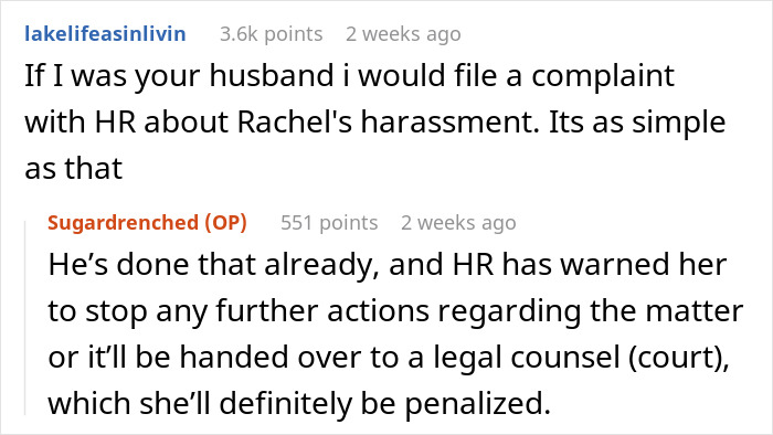 Comments discussing a woman refusing to film her husband&rsquo;s coworker&rsquo;s wedding for free and the resulting HR complaint.