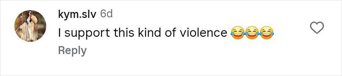 Screenshot of a social media comment supporting pro revenge on cheating boyfriend with laughing emojis.