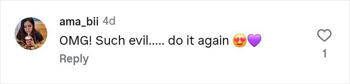 Screenshot of a social media comment praising a woman for her pro revenge on cheating boyfriend, gaining online applause.