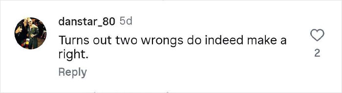 Screenshot of a social media comment praising a woman&rsquo;s pro revenge on cheating boyfriend, receiving online applause.