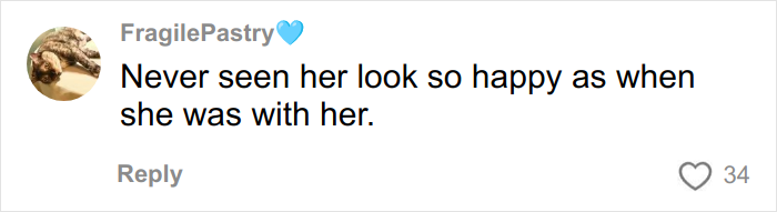 Comment mentioning happiness in context of Taylor Swift lesbian relationship rumors with Karlie Kloss intensifying after interview slip.