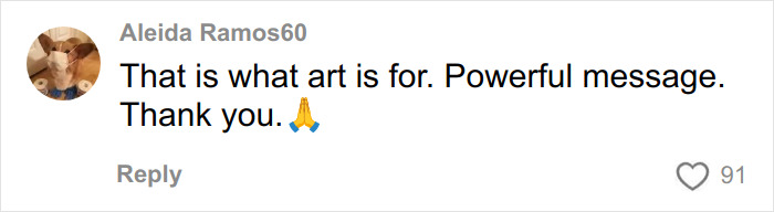 Comment on social media praising a powerful and elaborate anti-MAGA Halloween display that went viral for its hilarious details.