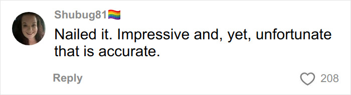 Social media comment praising an incredibly elaborate anti-MAGA Halloween display for its impressive and accurate details.