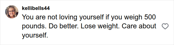 Screenshot of a fat-shaming comment targeting a plus-size model sparking a heated debate online mid-flight.