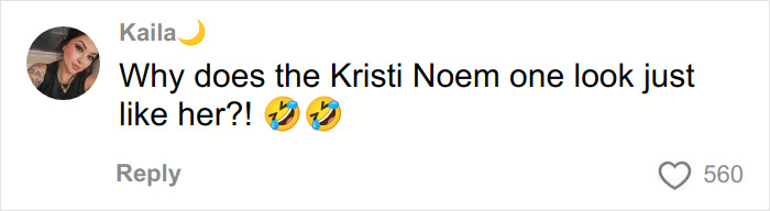 Screenshot of a social media comment reacting humorously to an incredibly elaborate anti-MAGA Halloween display.