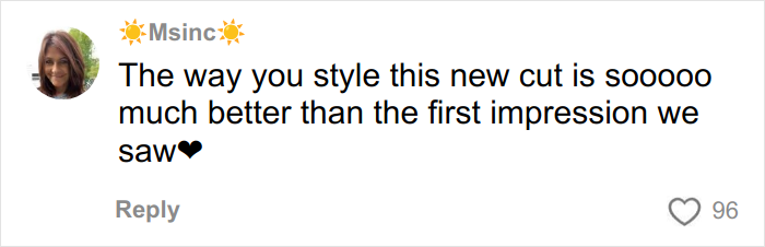 Woman smiling in a casual setting after removing nose ring following comments about looking like a Democrat.