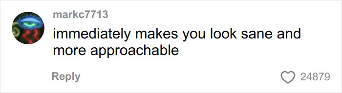 Comment on social media post humorously discussing a woman who goes viral after removing her nose ring due to men saying she looks like a Democrat.