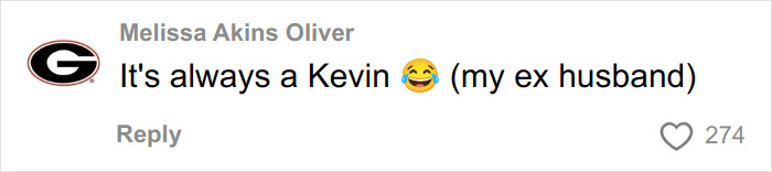 Screenshot of a social media comment referencing Kevin in a discussion about infidelity and confrontation mid-flight.