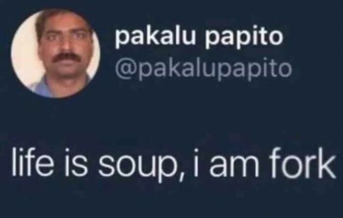 Screenshot of a humorous social media post illustrating funny responses to how are you with a quirky metaphor. Screenshot of a humorous social media post illustrating funny responses to how are you with a quirky metaphor.