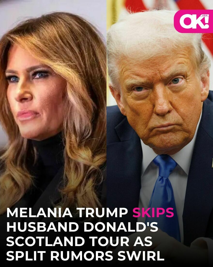 Melania Trump and Donald Trump pictured amid split rumors, unrelated to Michelle Obama's marriage divorce rumors headlines. Melania Trump and Donald Trump pictured amid split rumors, unrelated to Michelle Obama's marriage divorce rumors headlines.