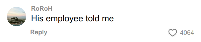 Comment on social media post reading his employee told me, related to woman finding out boyfriend is cheating in unusual way.
