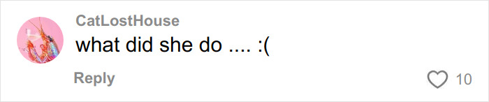 Screenshot of a social media comment expressing concern about Jennifer Lawrence&rsquo;s plastic surgery plans after viral video surprised fans.