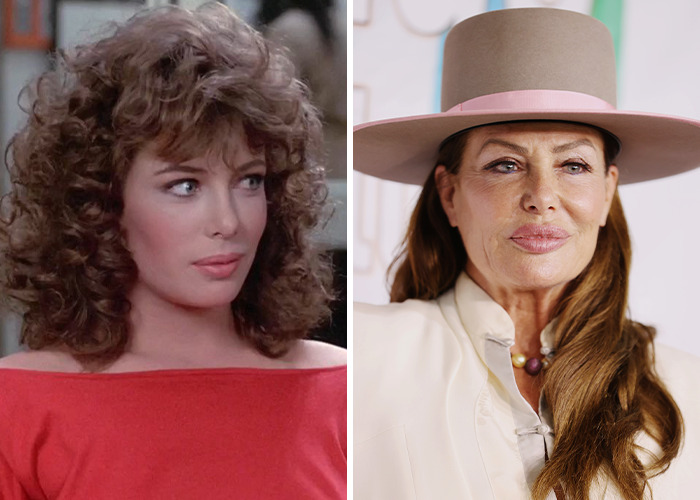 Side-by-side images showing a female star before and after jaw-dropping transformations with noticeable changes in appearance.