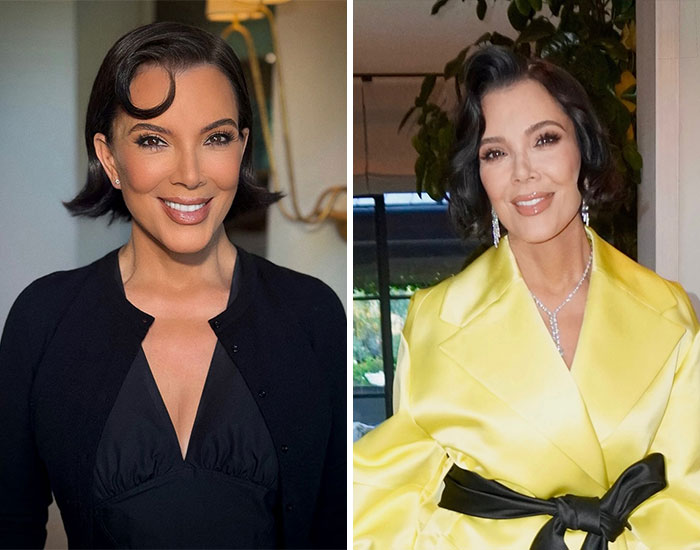 Kris Jenner smiling in stylish outfits during her latest public appearance, capturing fans' wild reactions.