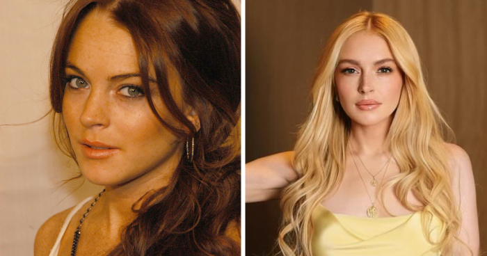 Lindsay Lohan “Before And After” Moments That Captured Every Stage Of Her Evolving Look