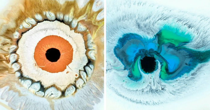 This Photographer Transforms Ink And Water Into Hypnotic Human-Iris Wonders (17 Pics)