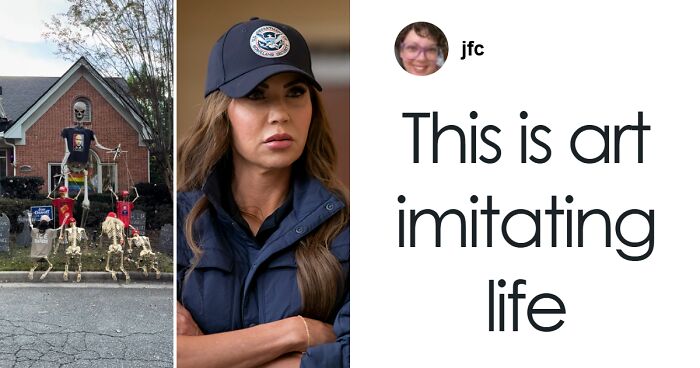 Anti-MAGA Halloween Display Goes Viral For Its Dark Humor And Satire