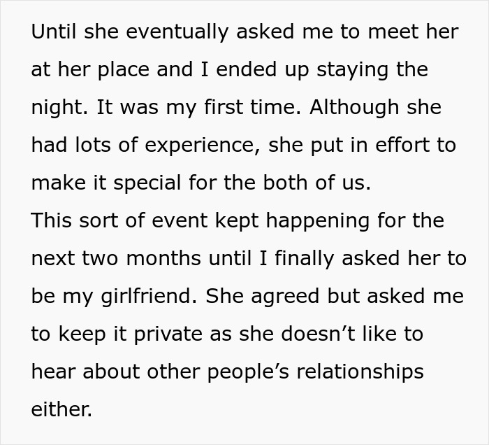 Text excerpt about a 19-year-old choosing his parents over his 27-year-old girlfriend while she cares for their child.
