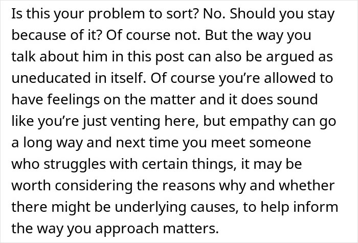 Text discussing relationship issues and how a man&rsquo;s true colors show during vacation, revealing compatibility concerns.