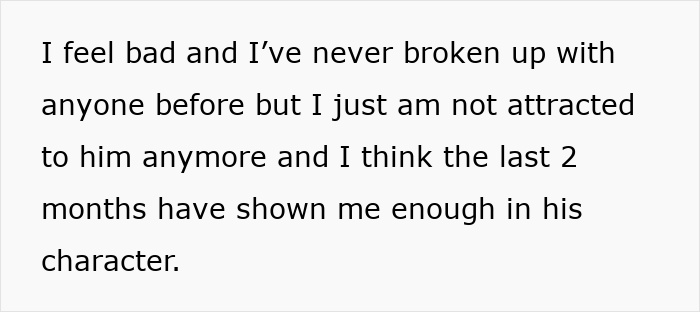 Text expressing feelings of doubt and realization about a man's true colors during vacation in a relationship.