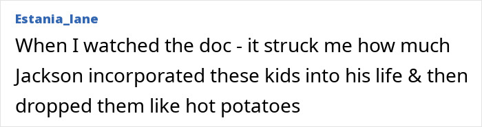 User comment about Michael Jackson's daughter Paris contacting alleged victims, discussing Jackson's treatment of kids in his life. User comment about Michael Jackson's daughter Paris contacting alleged victims, discussing Jackson's treatment of kids in his life.
