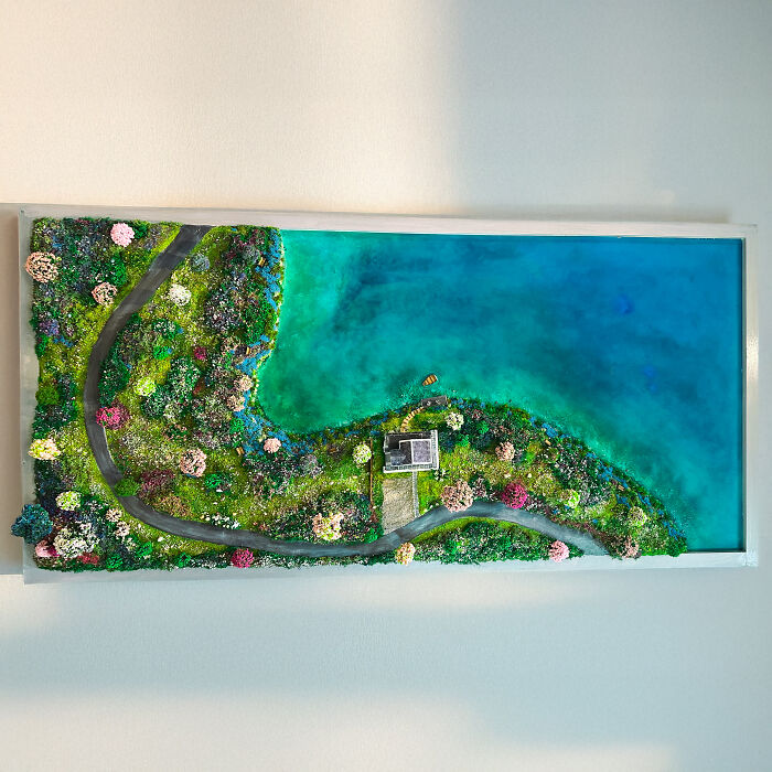 I Created A Miniature Of My Customer&rsquo;s Lake House With A Hidden Tiny Girl That Only She Would Know About