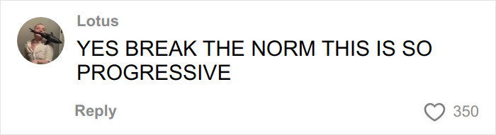 Comment reading YES BREAK THE NORM THIS IS SO PROGRESSIVE supporting Missouri&rsquo;s first male homecoming queen&rsquo;s viral win.