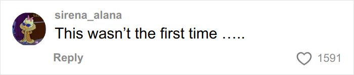Comment on social media stating This wasn&rsquo;t the first time with 1591 likes, related to mom who left 6-month-old baby alone on beach.