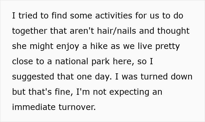 Alt text: Mom struggles to hide favoritism as she admits liking one daughter more than the other in emotional family confession.