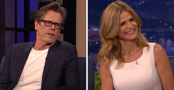 Two different celebrities having interviews on talk shows, sharing encounters with fans and the public.