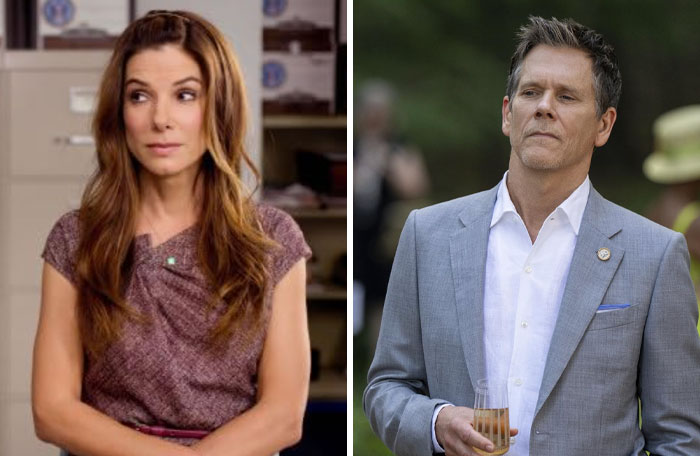 Actress and actor in separate settings, illustrating unknown things about celebrities shared by those who met them.