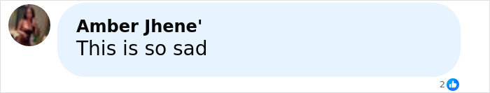 Woman commenting on social media post expressing sadness about man with 4-lb face tumor seeking urgent medical help.