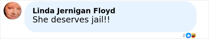 Comment expressing anger over judge&rsquo;s decision in baby case, with reaction icons visible below the text.