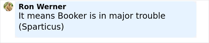 Screenshot of a social media comment mentioning Booker in relation to NBA gambling scandal and FBI investigation details.