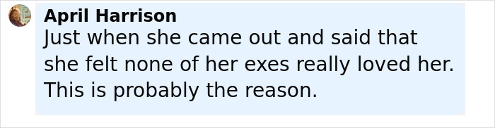 Comment by April Harrison on social media accusing Jennifer Lopez&rsquo;s ex-husband of cheating in a public rant.