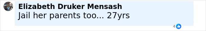 Comment reading Jail her parents too 27yrs, reacting to grounded for life teen missing 27 years discovered in parents house condition.