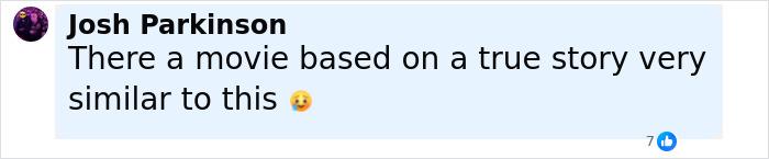 Comment by Josh Parkinson mentioning a movie based on a true story similar to grounded for life teen missing case.