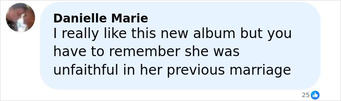 Comment from Danielle Marie about Lily Allen's brutal album related to David Harbour and its possible revenge theme.