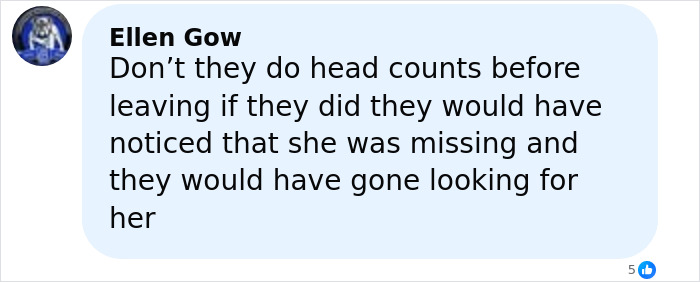 Screenshot of a social media comment discussing the elderly woman found deceased on Great Barrier Reef island.