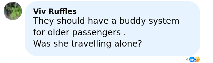 Comment mentioning concern about elderly woman found deceased on Great Barrier Reef Island after cruise ship abandonment.